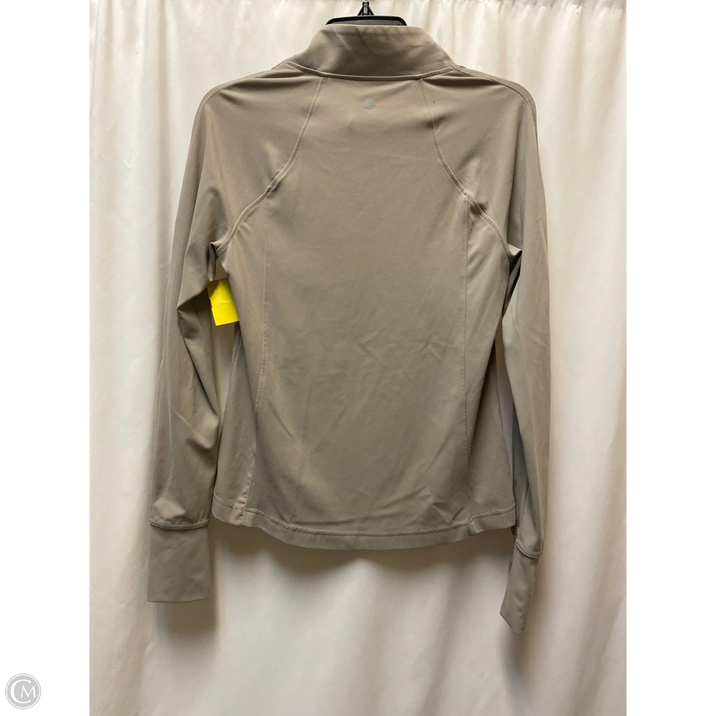 Athletic Top Long Sleeve Crewneck By Avia In Beige, Size: S