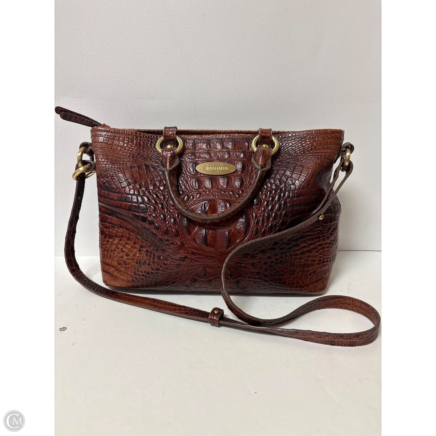 Crossbody Designer By Brahmin, Size: Medium