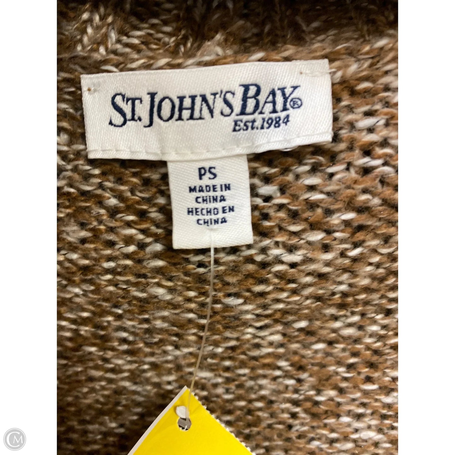 Cardigan By St Johns Bay In Brown, Size: Sp