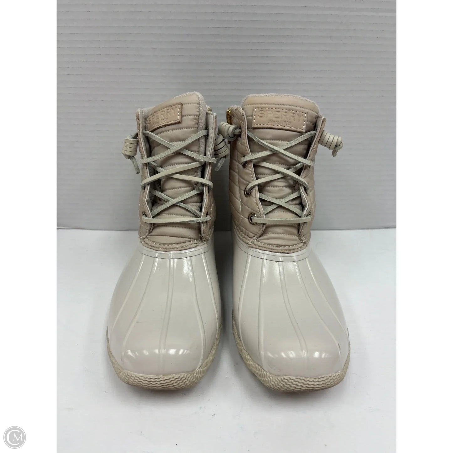 Boots Rain By Sperry In Cream, Size: 8.5