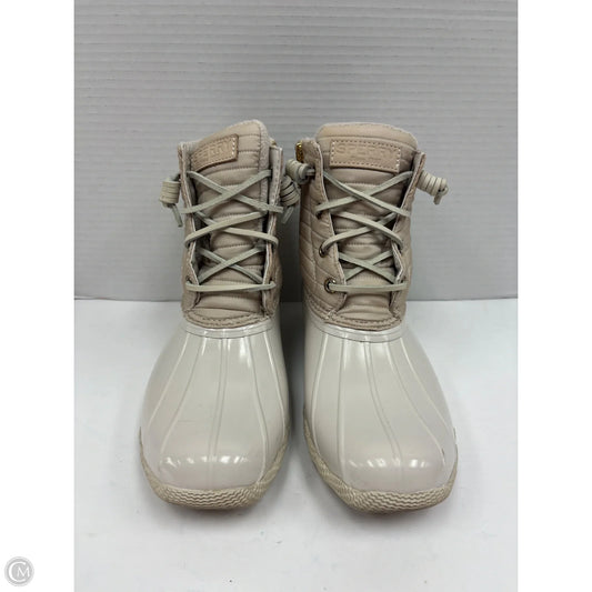 Boots Rain By Sperry In Cream, Size: 8.5