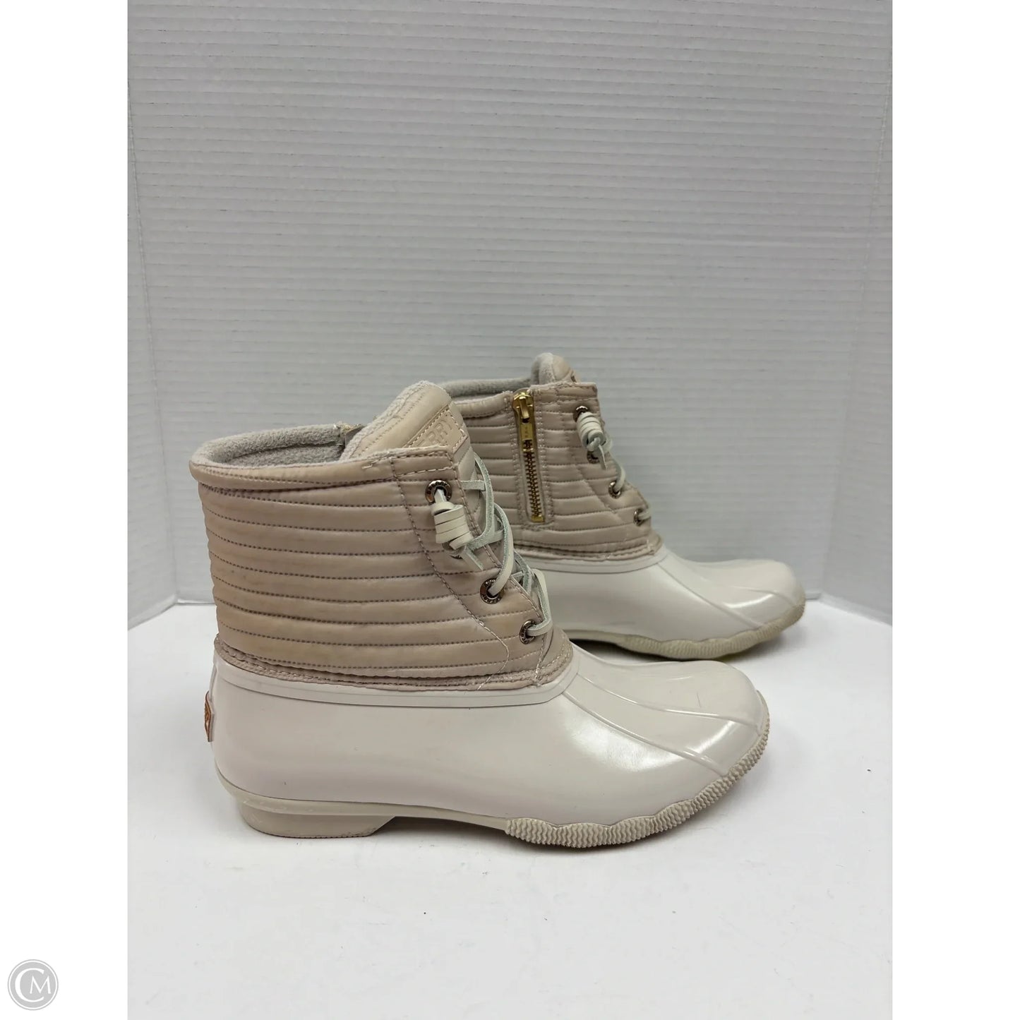 Boots Rain By Sperry In Cream, Size: 8.5