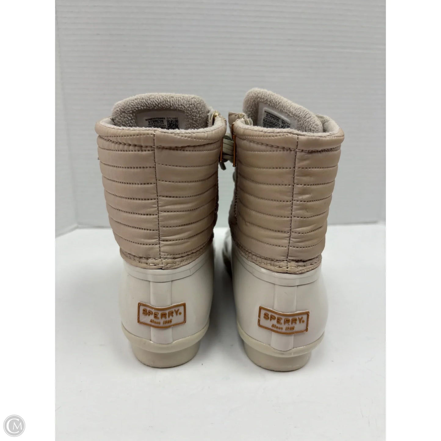 Boots Rain By Sperry In Cream, Size: 8.5
