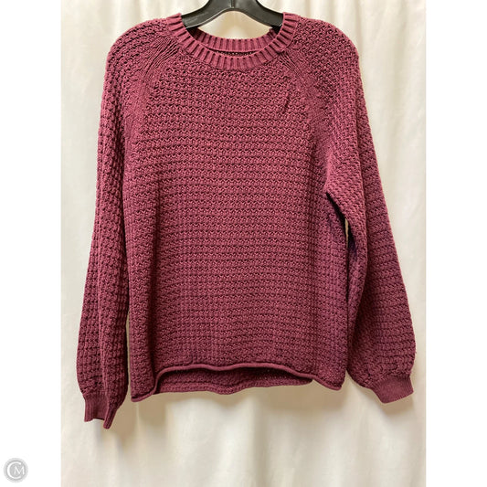 Sweater By Sonoma In Maroon, Size: S