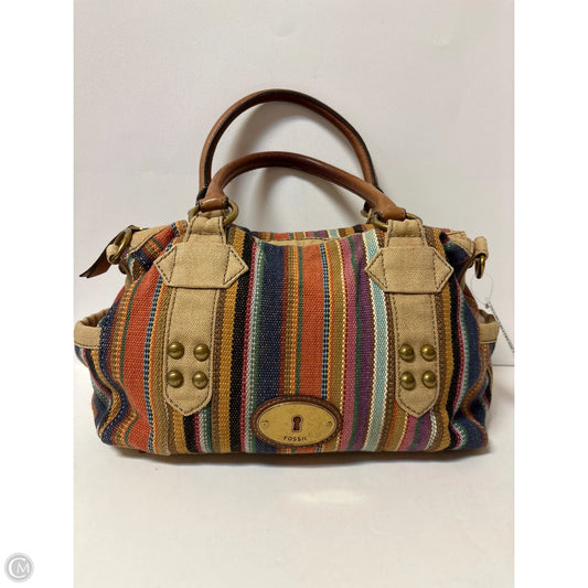 Handbag By Fossil, Size: Medium