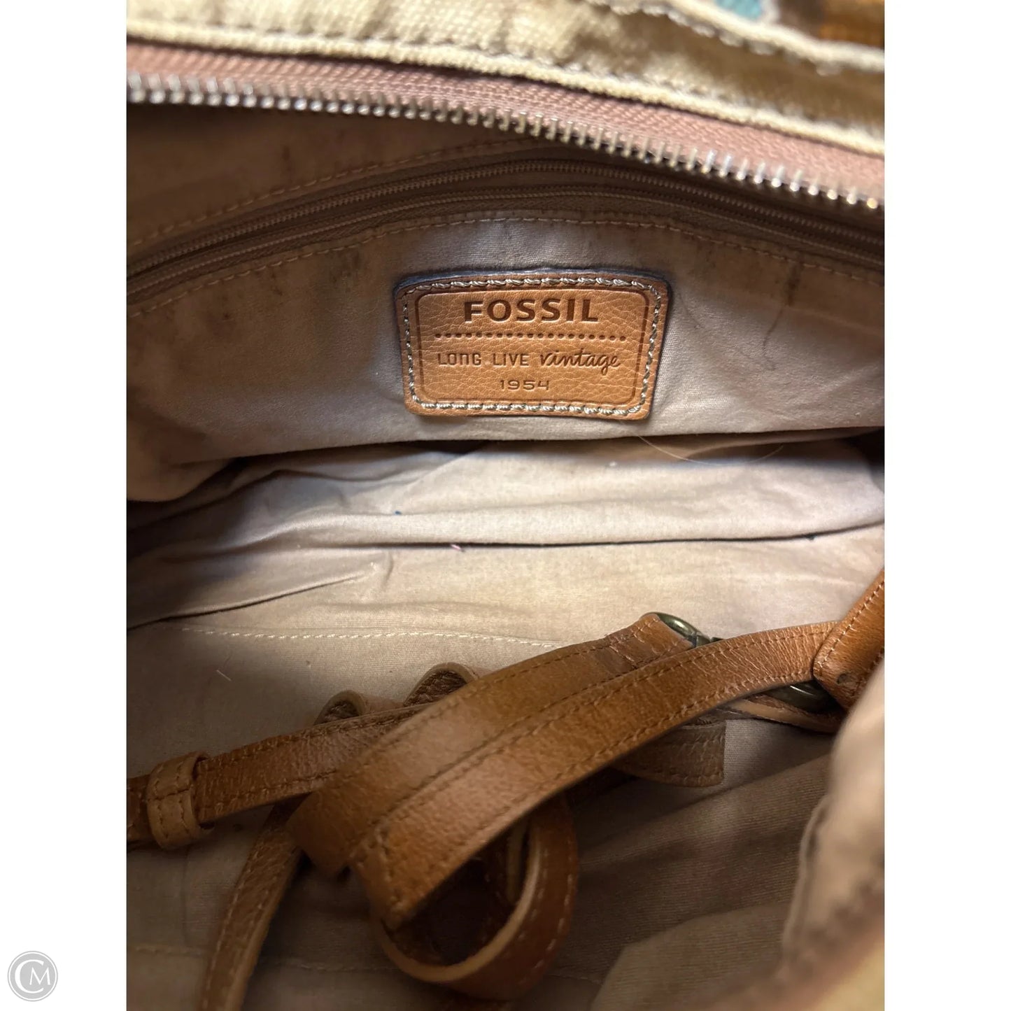 Handbag By Fossil, Size: Medium