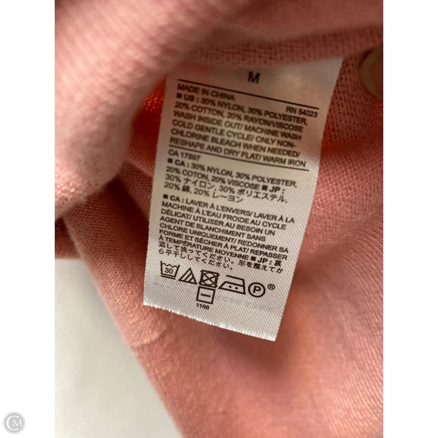 Sweater By Banana Republic In Pink, Size: M