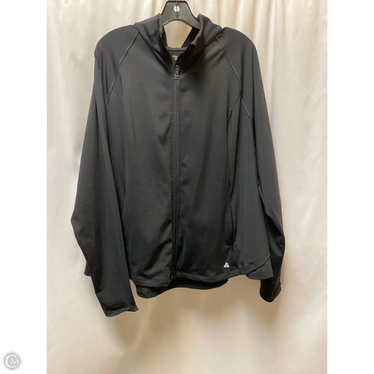 Athletic Jacket By Tek Gear In Black, Size: 2x