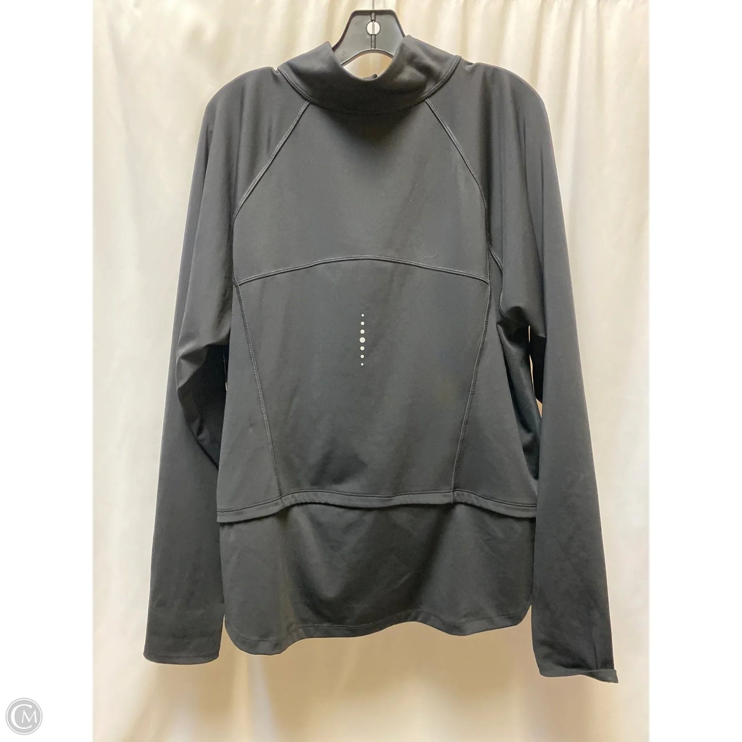 Athletic Jacket By Tek Gear In Black, Size: 2x