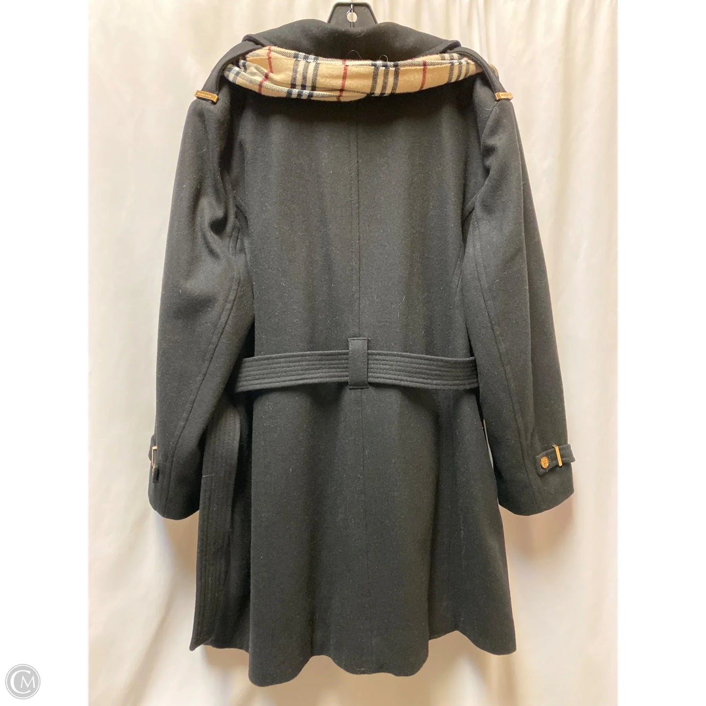 Coat Peacoat By Michael By Michael Kors In Black, Size: 2x