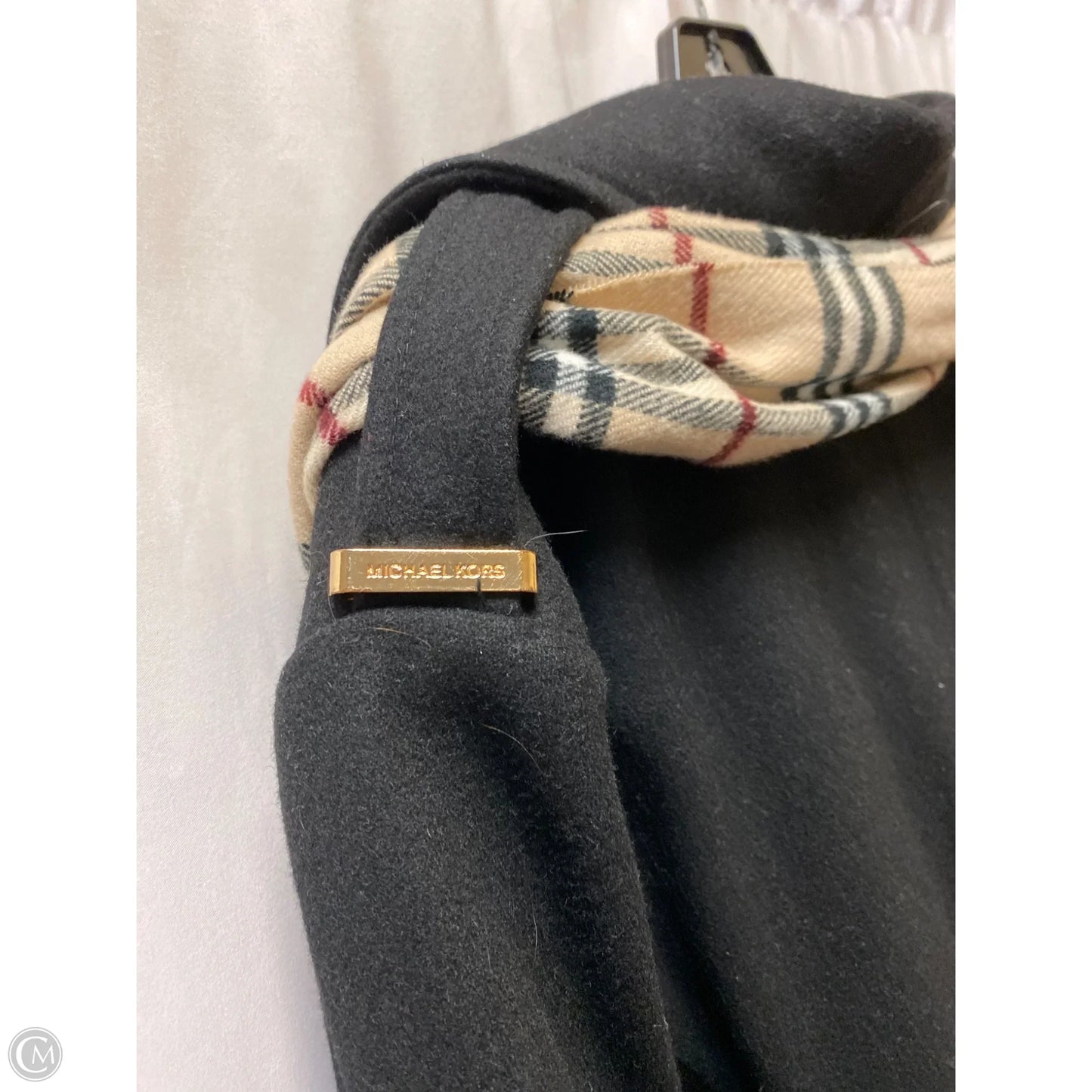 Coat Peacoat By Michael By Michael Kors In Black, Size: 2x