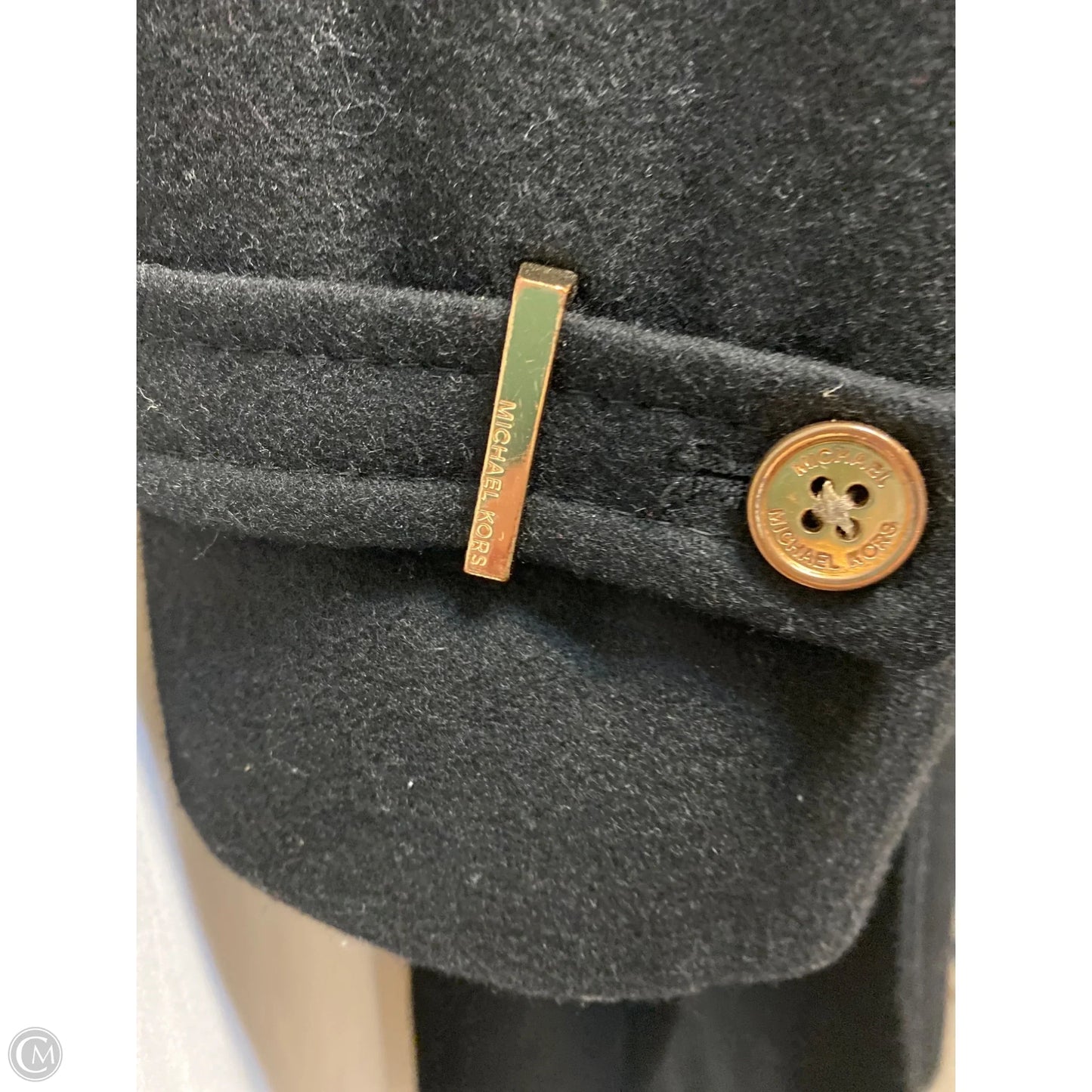 Coat Peacoat By Michael By Michael Kors In Black, Size: 2x