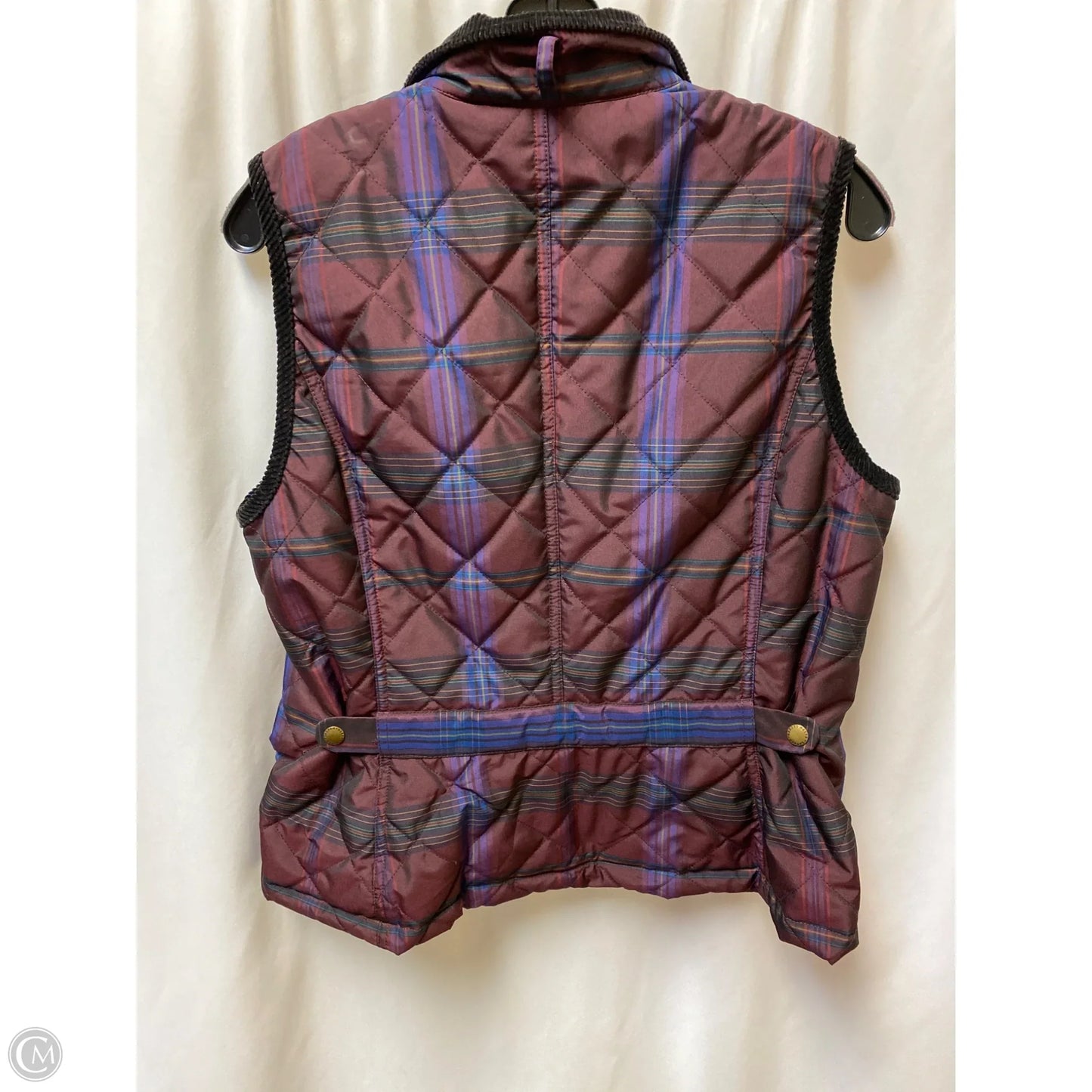 Vest Puffer & Quilted By Ralph Lauren In Maroon, Size: L