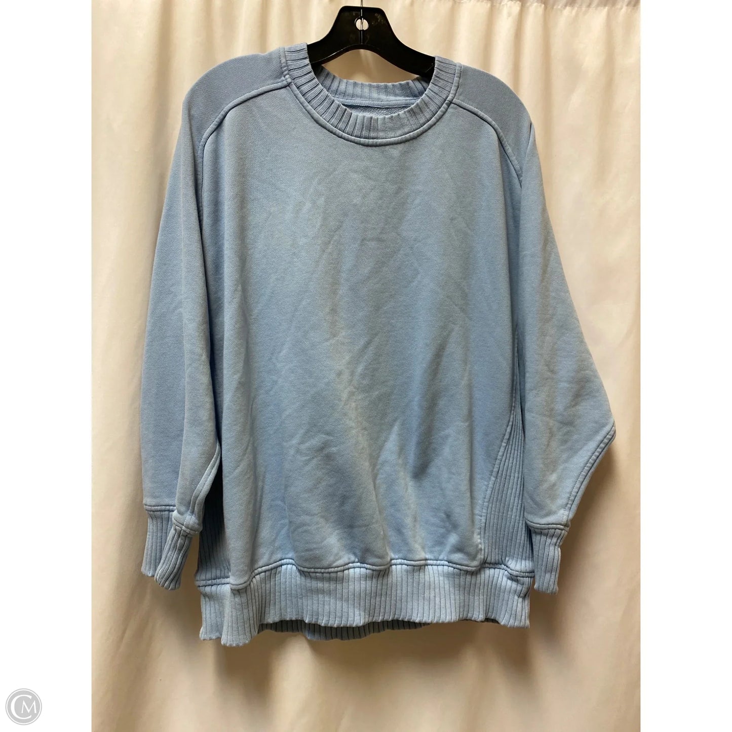 Sweatshirt Crewneck By Aerie In Blue, Size: M