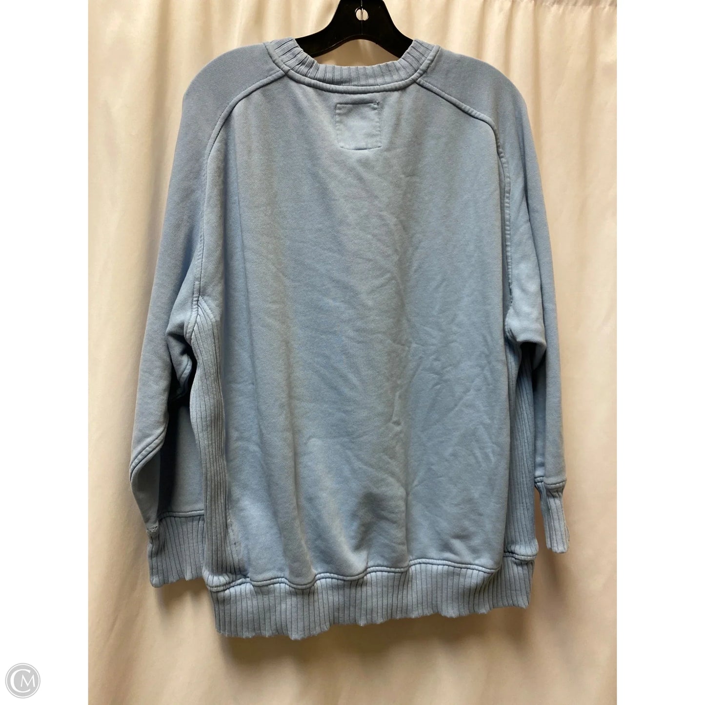 Sweatshirt Crewneck By Aerie In Blue, Size: M