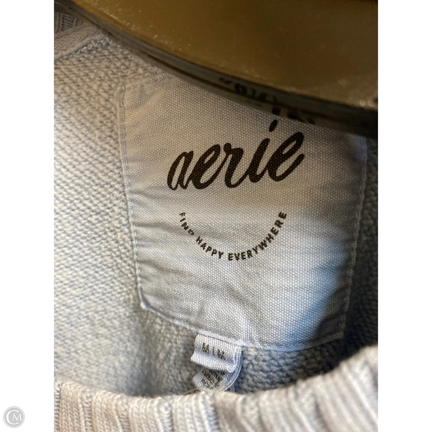 Sweatshirt Crewneck By Aerie In Blue, Size: M