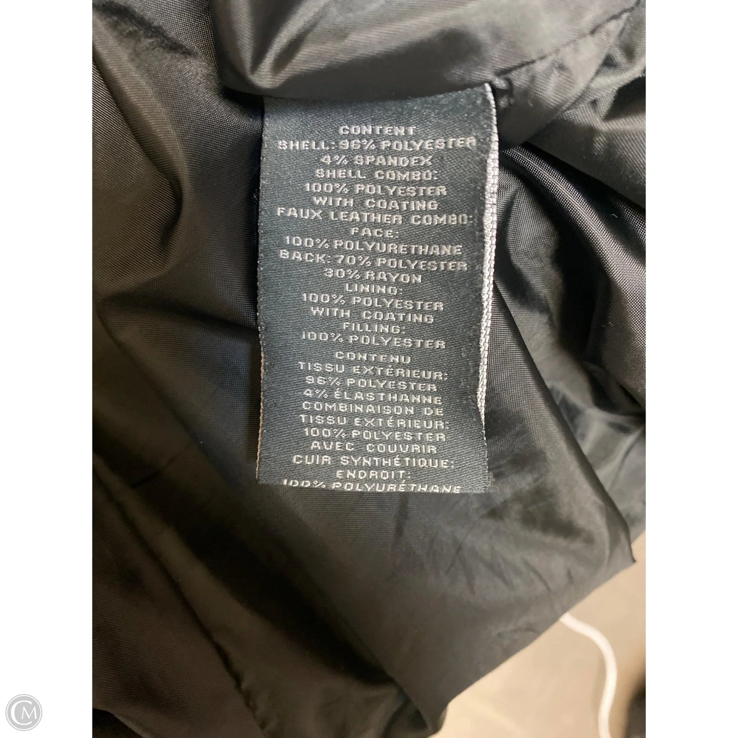 Coat Puffer & Quilted By Vince Camuto In Black & Green, Size: Xl