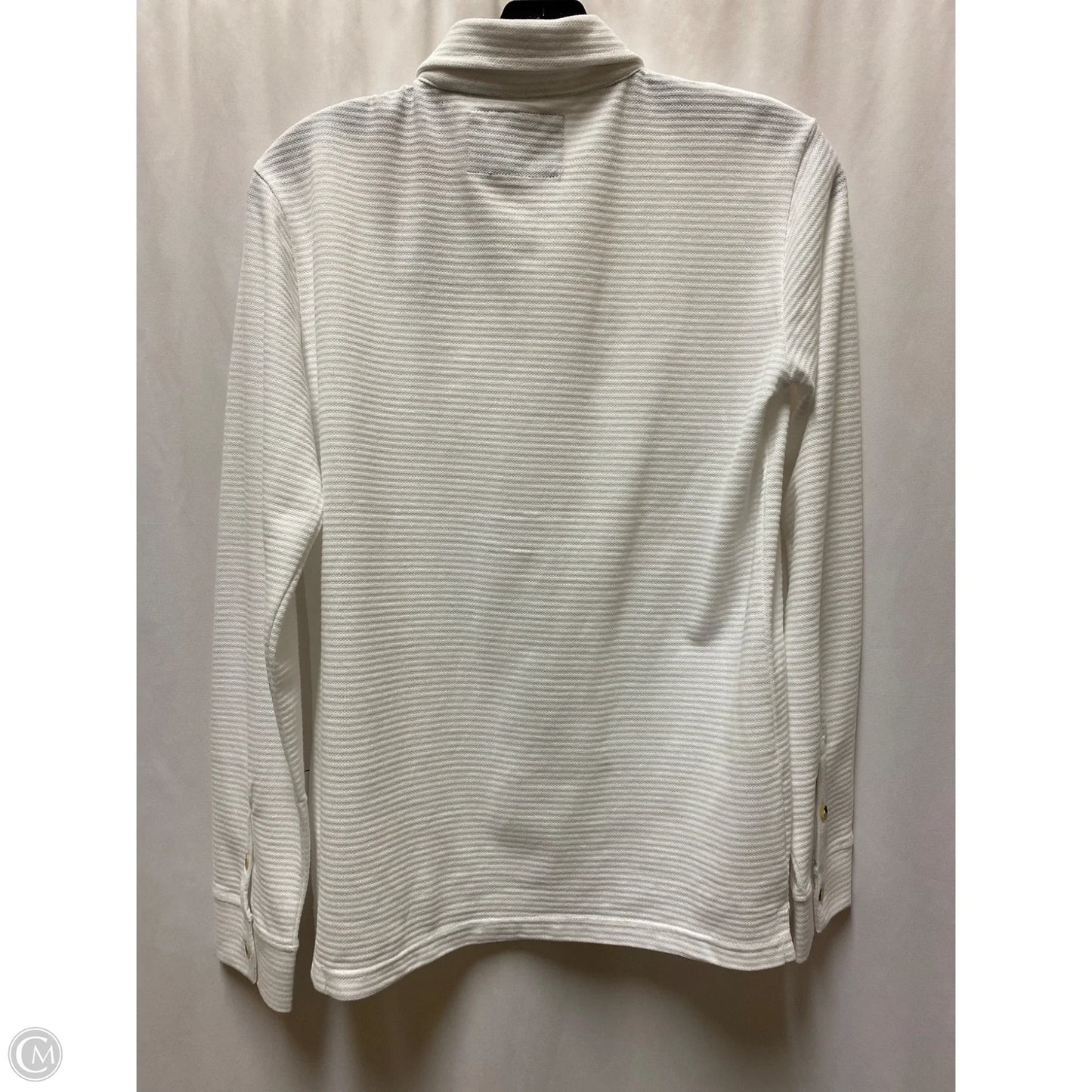 Top Long Sleeve By Clothes Mentor In White, Size: L