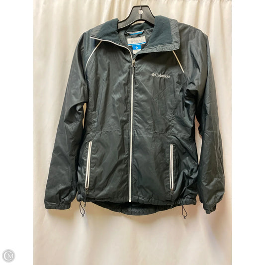 Jacket Windbreaker By Columbia In Black, Size: Xs