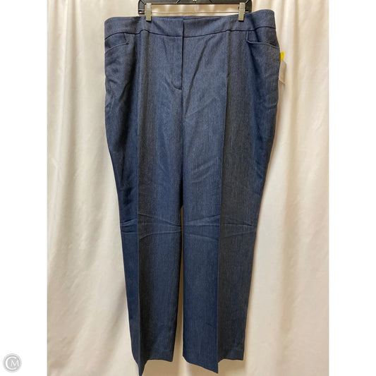 Pants Dress By Kasper In Blue, Size: 22