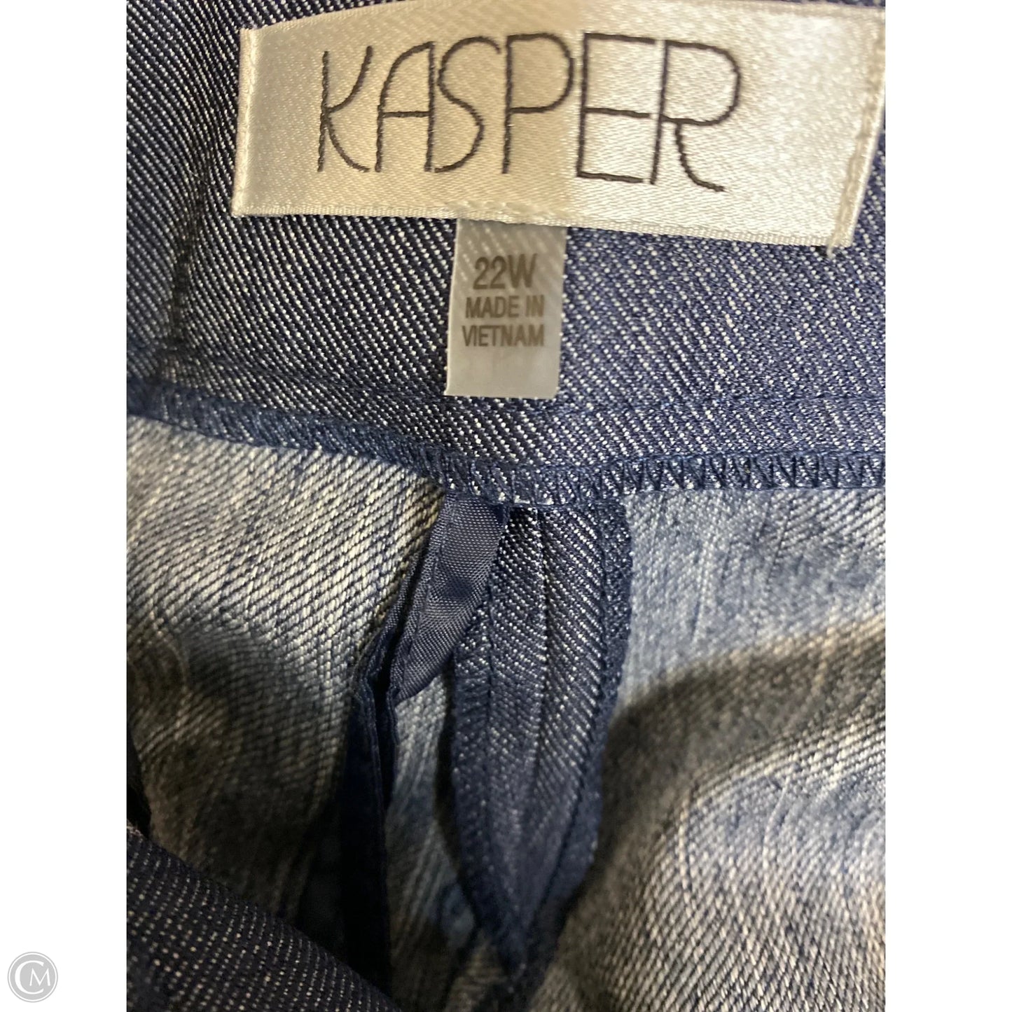 Pants Dress By Kasper In Blue, Size: 22