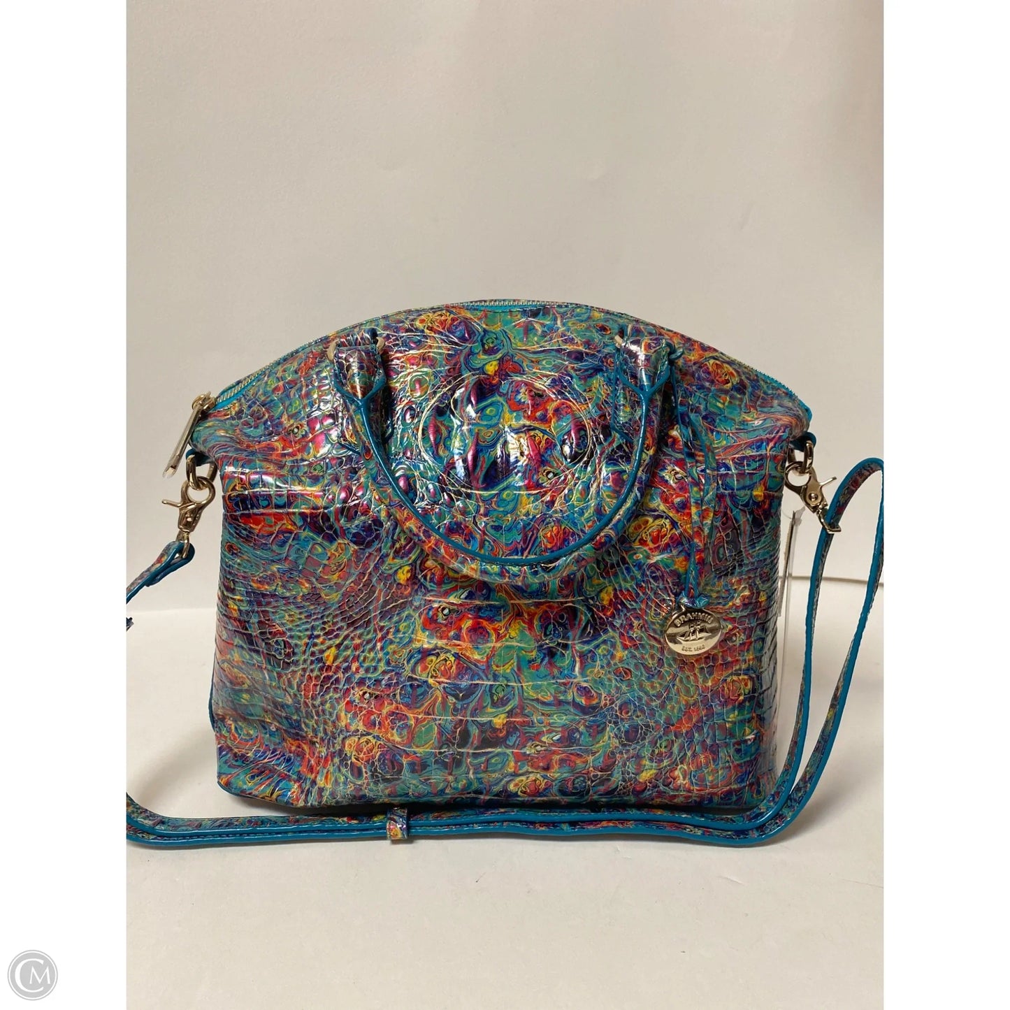 Handbag Designer By Brahmin, Size: Large