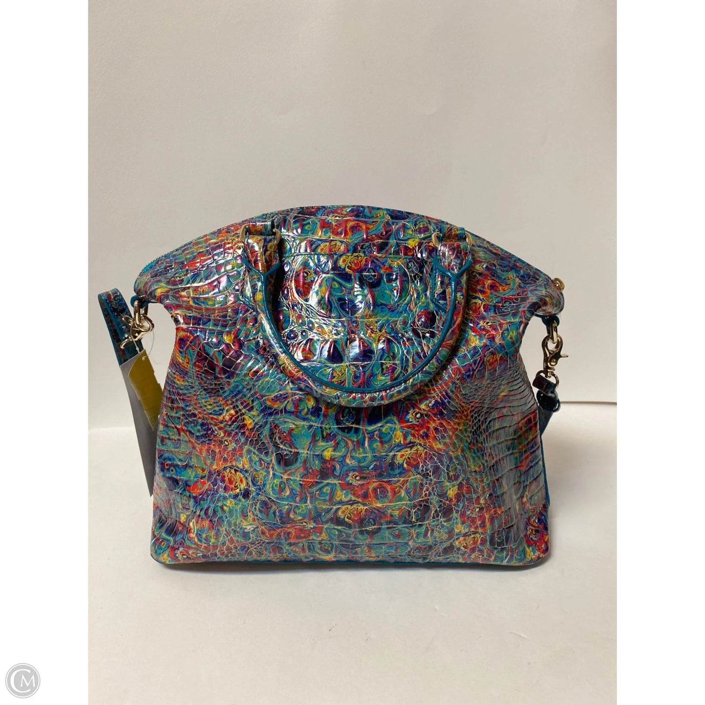 Handbag Designer By Brahmin, Size: Large