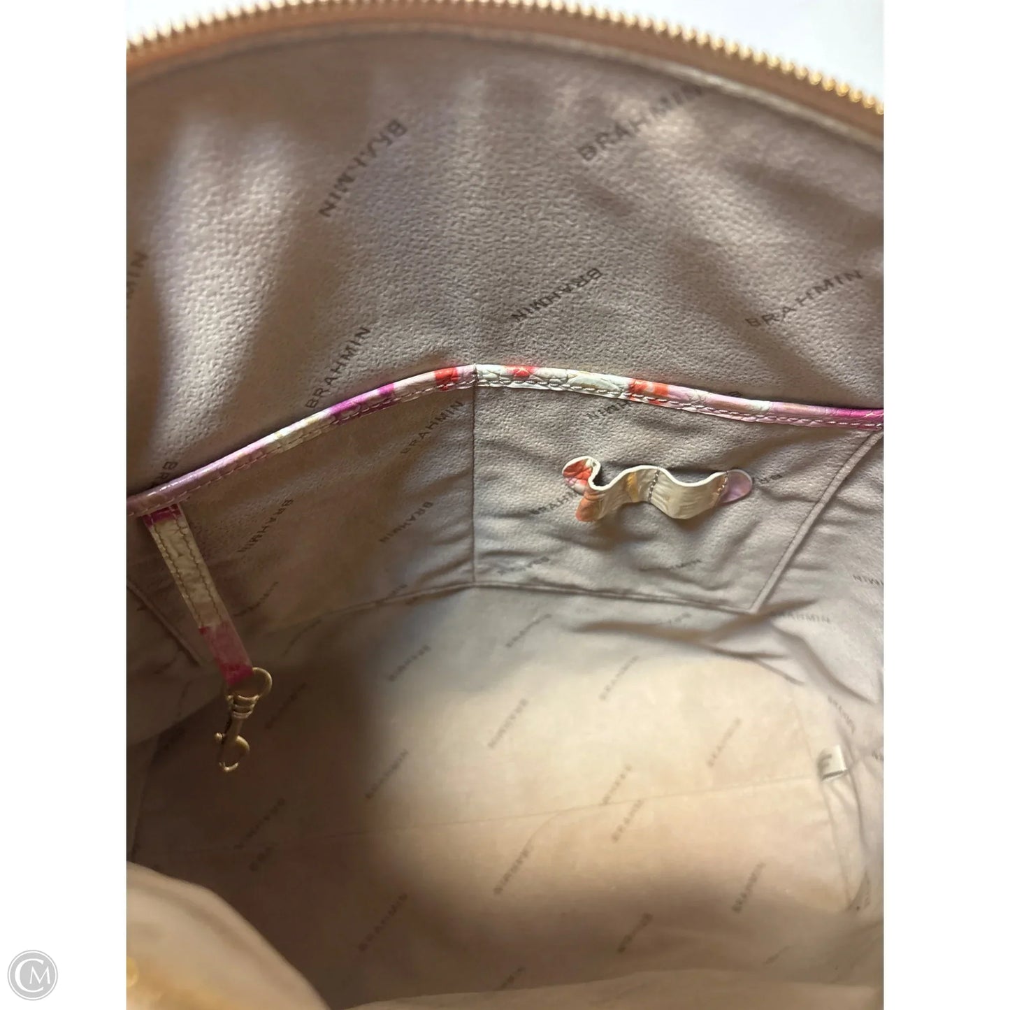 Handbag Designer By Brahmin, Size: Large