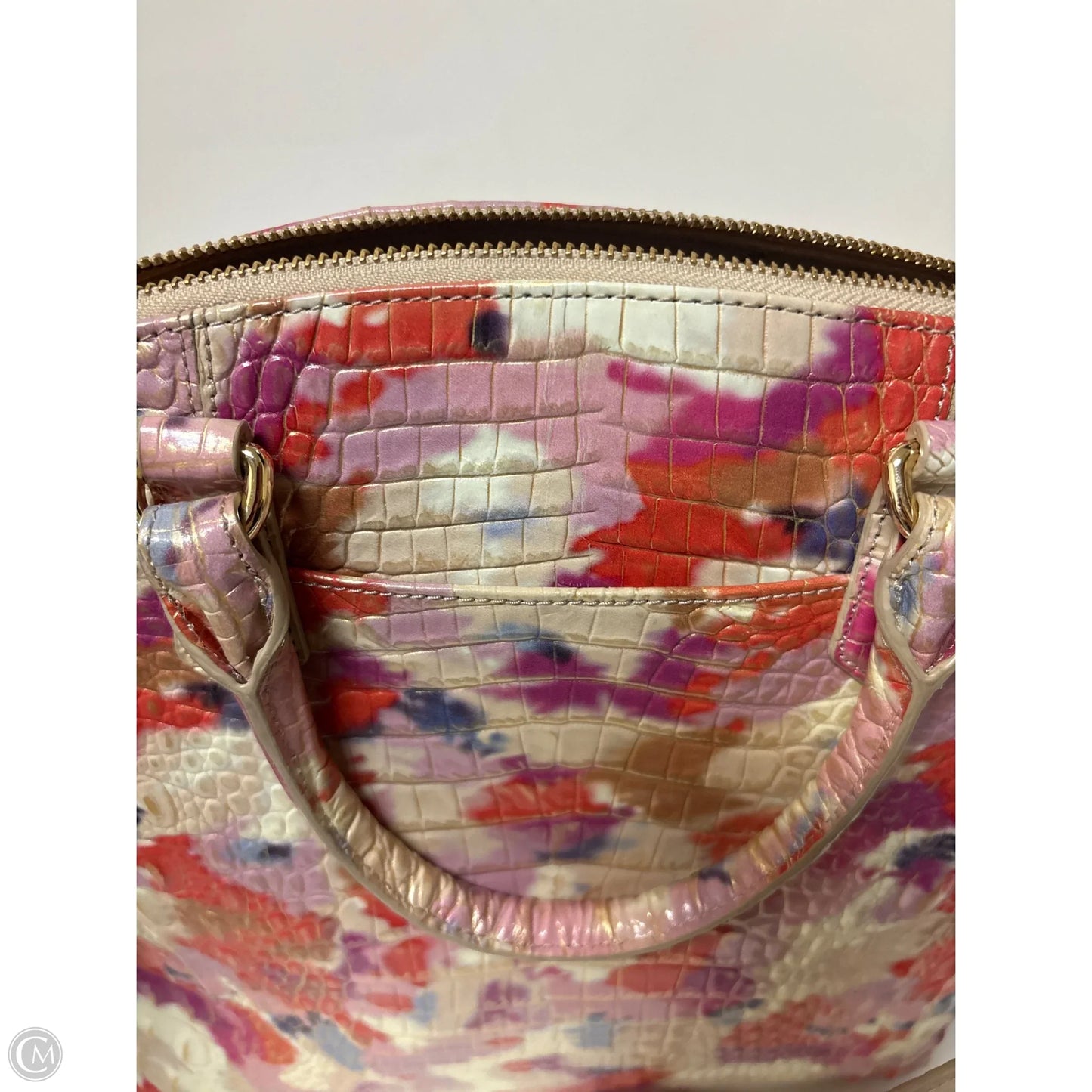 Handbag Designer By Brahmin, Size: Large