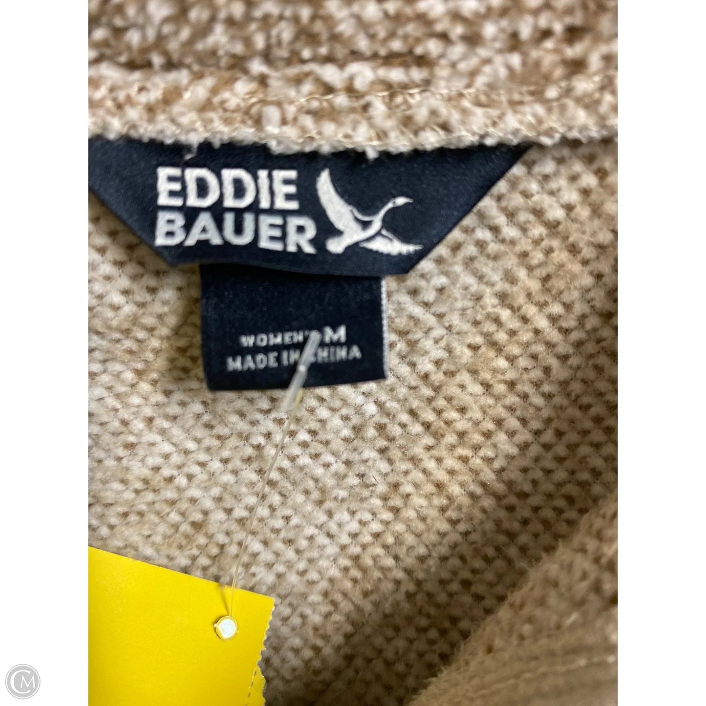 Jacket Faux Fur & Sherpa By Eddie Bauer In Brown, Size: M