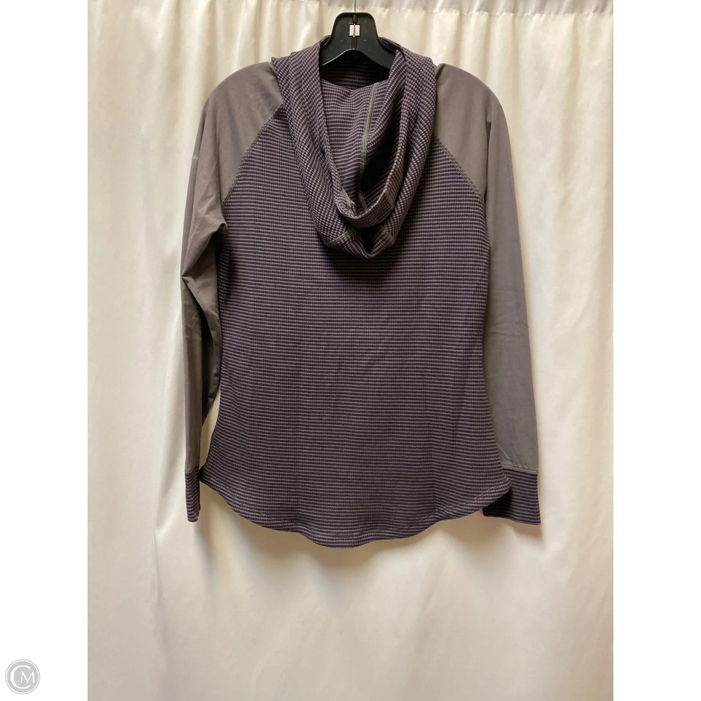 Athletic Top Long Sleeve Hoodie By Columbia In Purple, Size: L