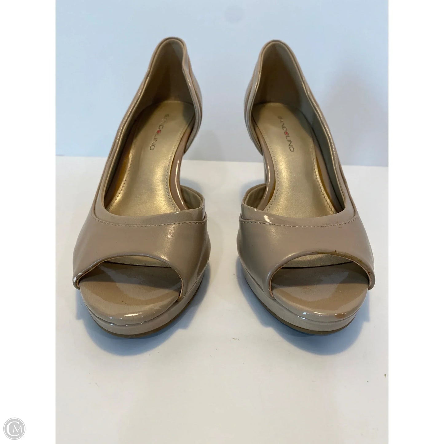 Shoes Heels Kitten By Bandolino In Tan, Size: 7