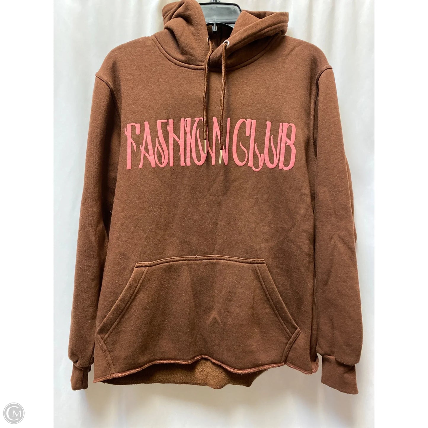 Sweatshirt Hoodie By Clothes Mentor In Brown, Size: S