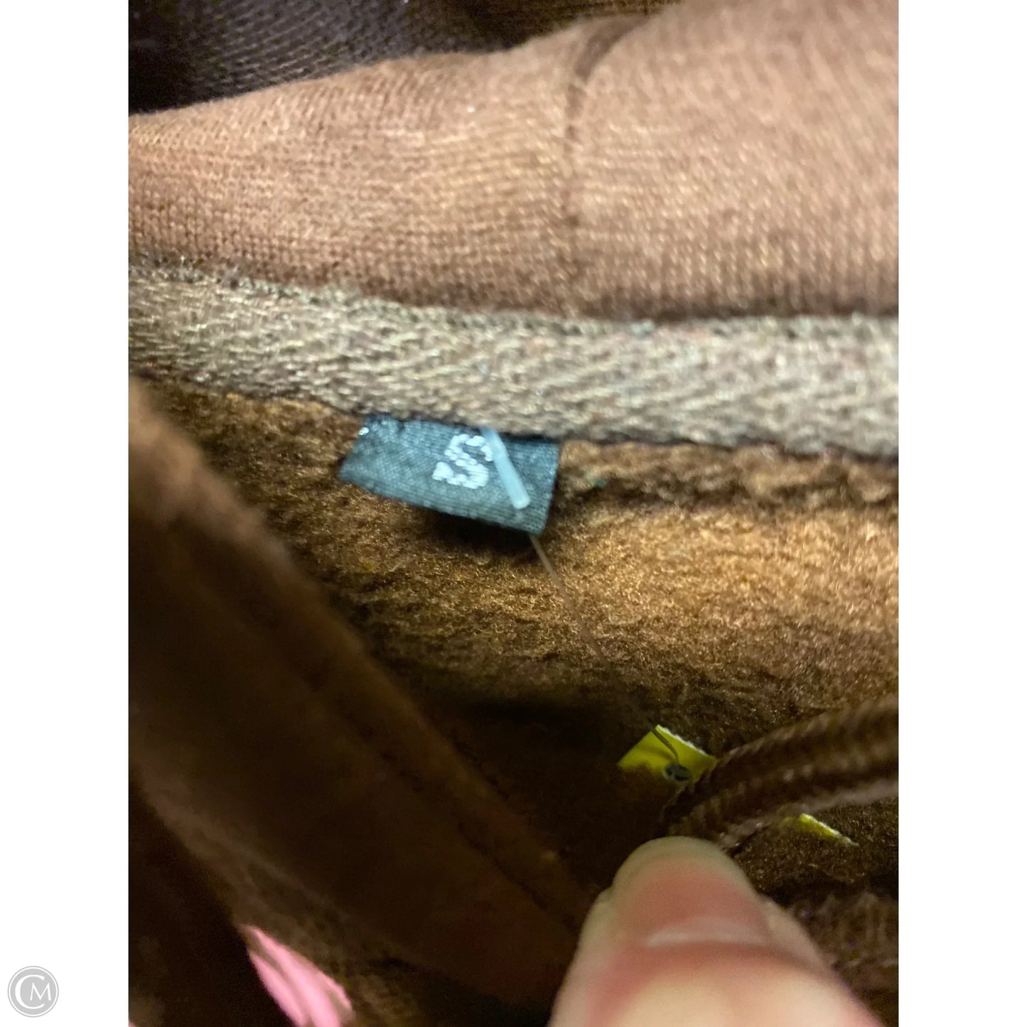 Sweatshirt Hoodie By Clothes Mentor In Brown, Size: S