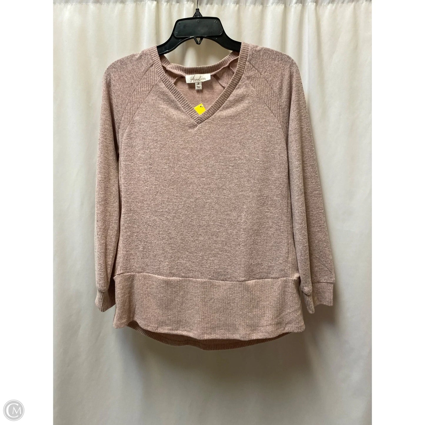 Sweater By Clothes Mentor In Pink, Size: M