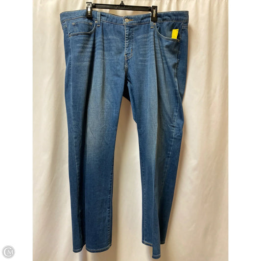 Jeans Boot Cut By Lee In Blue Denim, Size: 20
