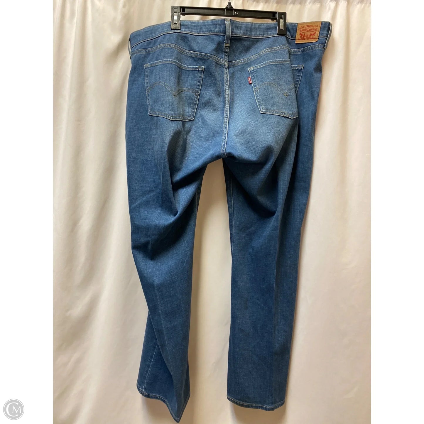 Jeans Boot Cut By Lee In Blue Denim, Size: 20