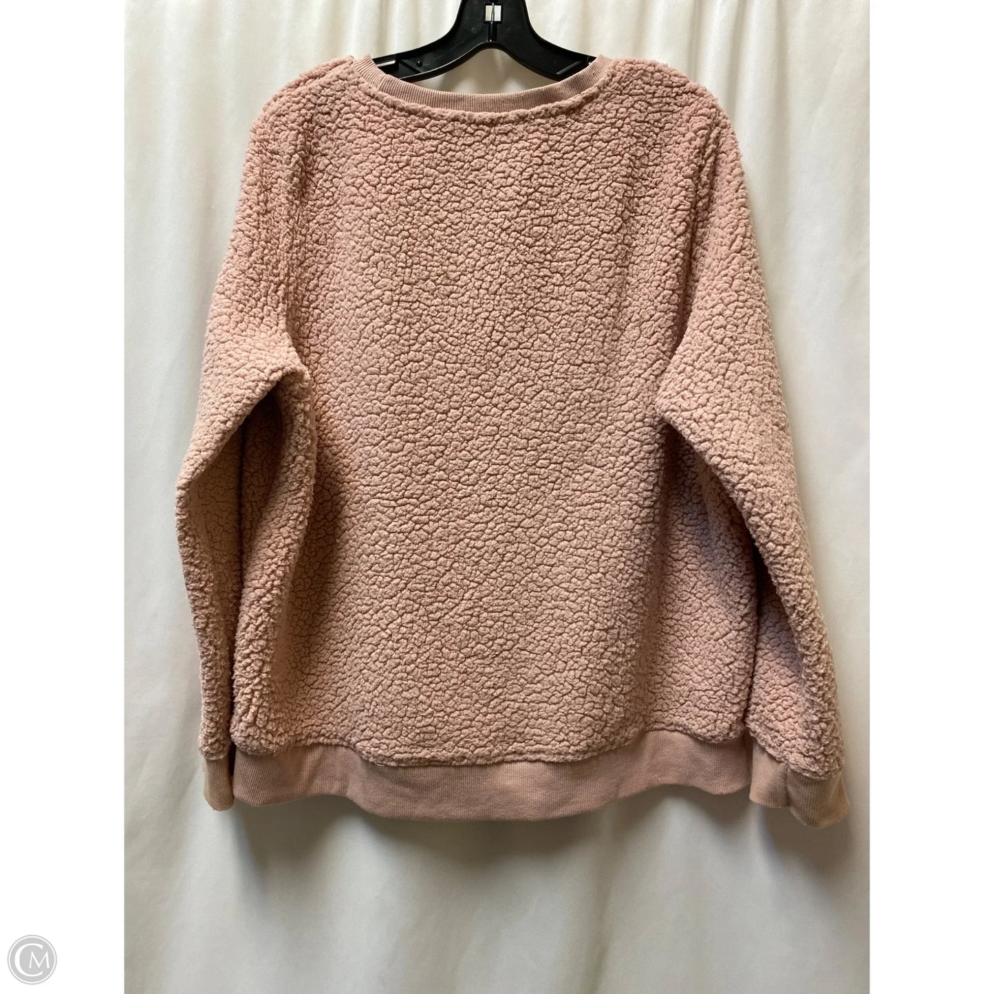 Sweatshirt Crewneck By Calvin Klein In Pink, Size: L