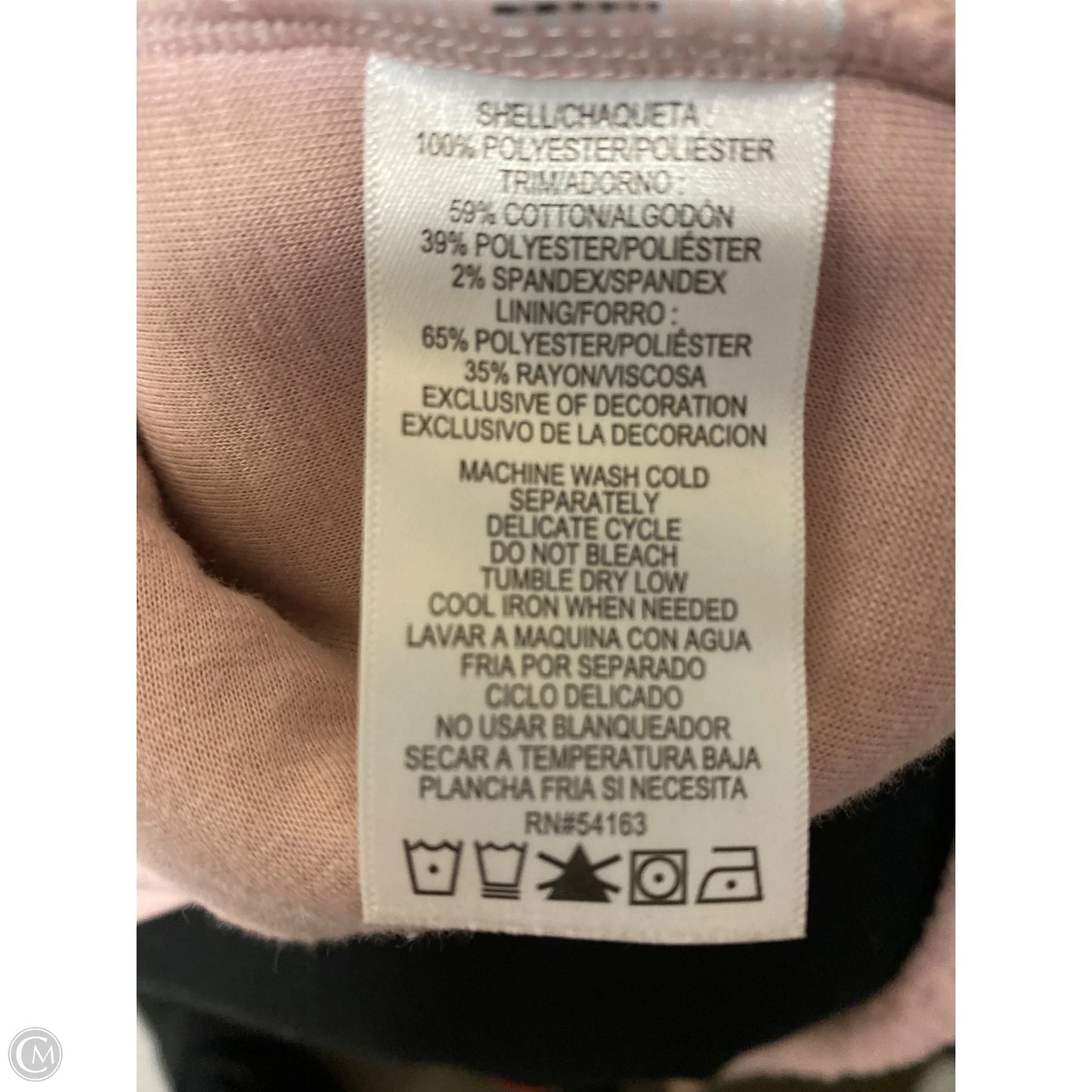 Sweatshirt Crewneck By Calvin Klein In Pink, Size: L