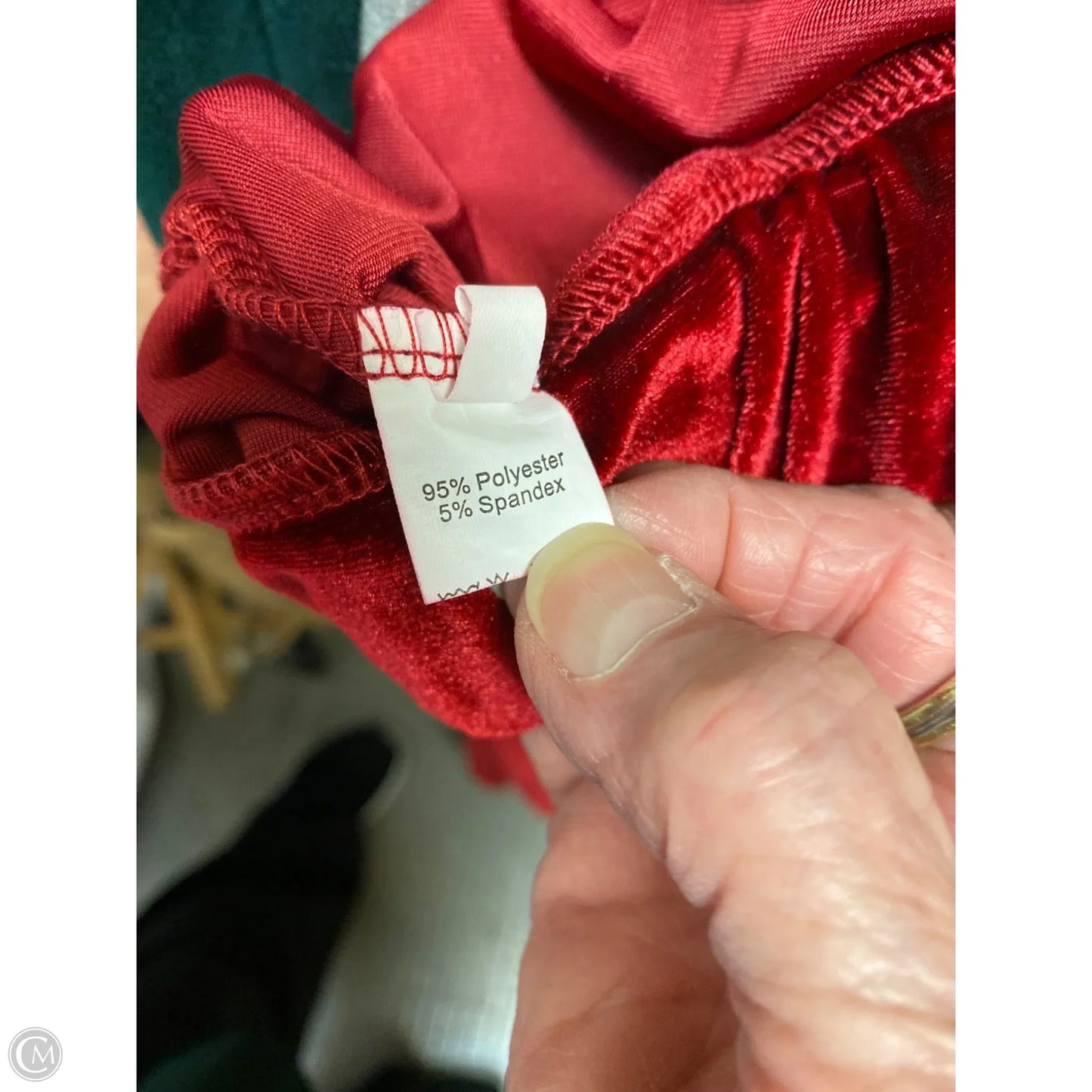 Pants Leggings By Clothes Mentor In Red, Size: L