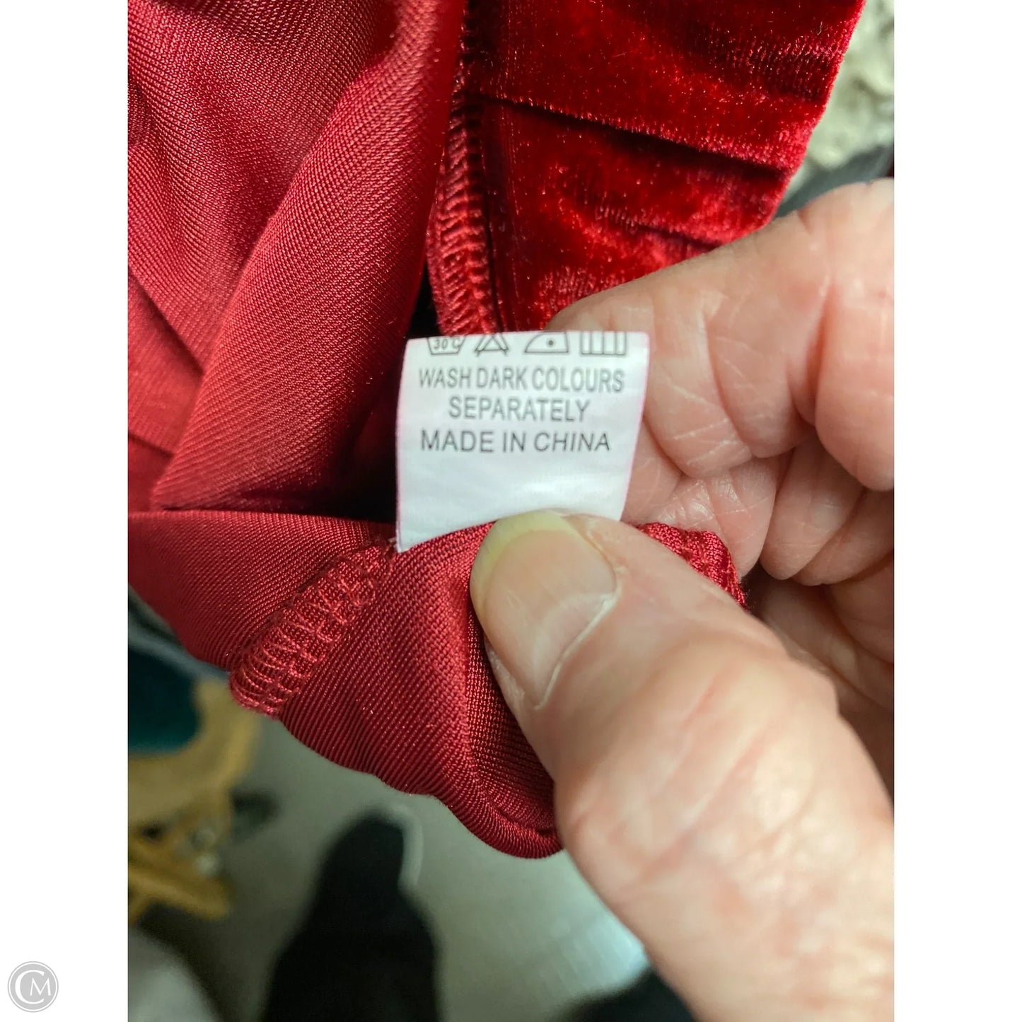 Pants Leggings By Clothes Mentor In Red, Size: L