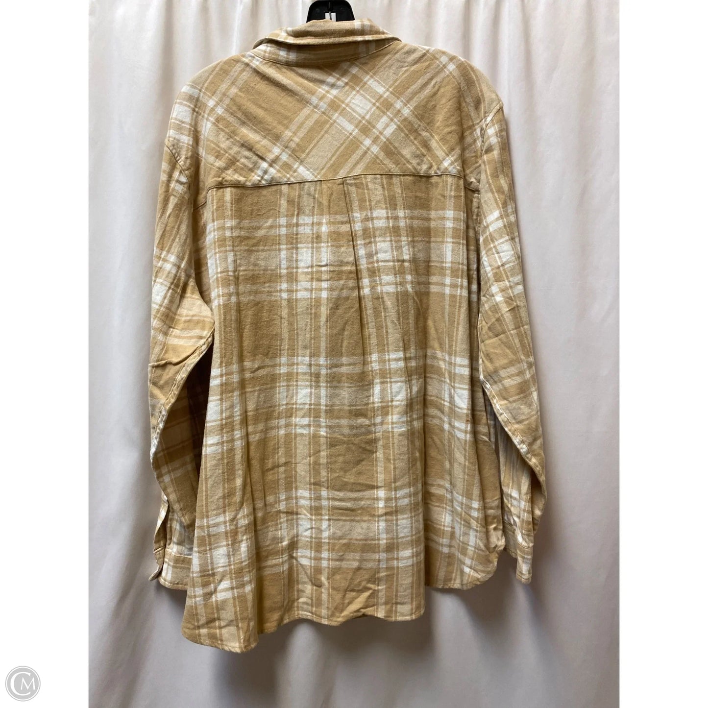 Top Long Sleeve By Gap In Tan, Size: Xxl