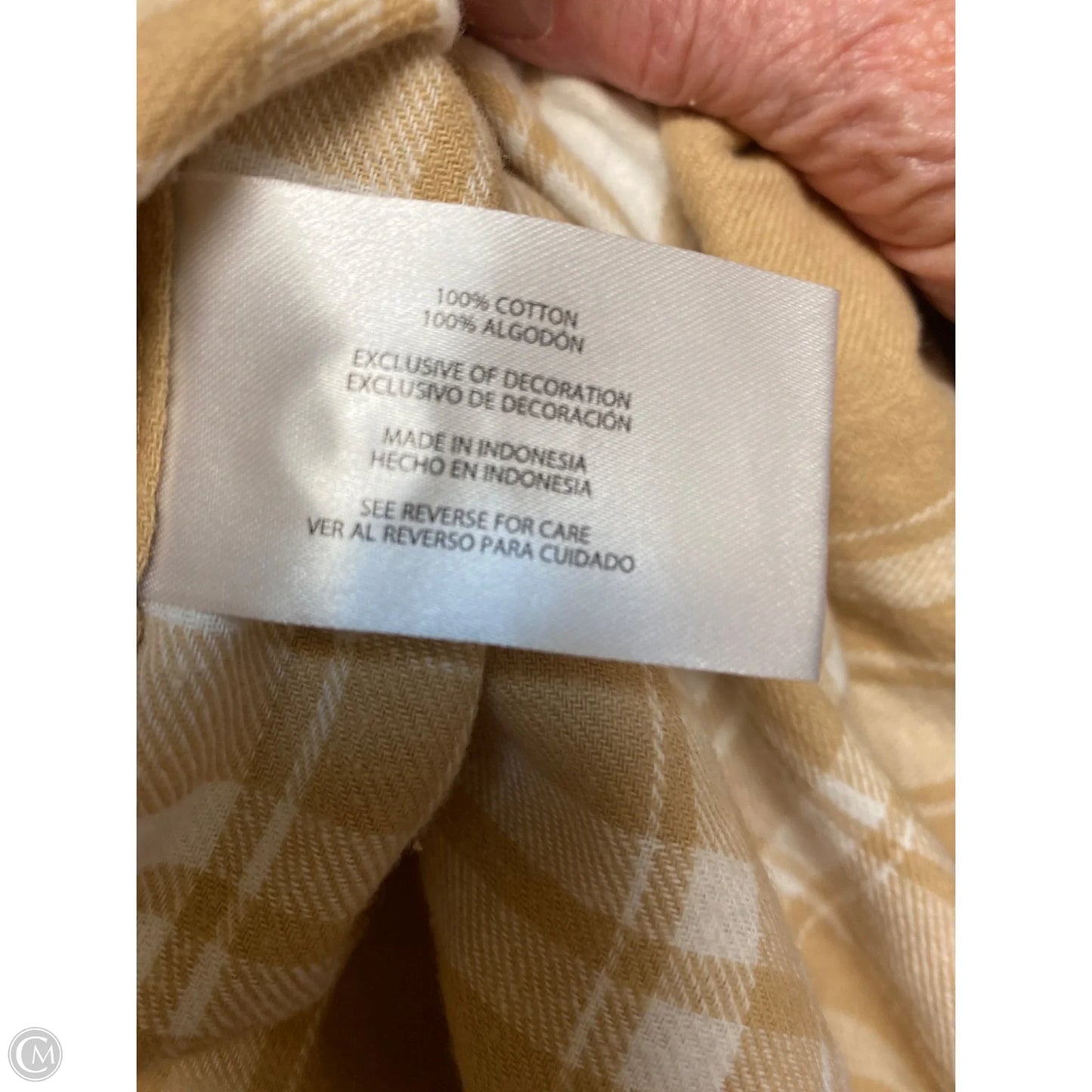 Top Long Sleeve By Gap In Tan, Size: Xxl