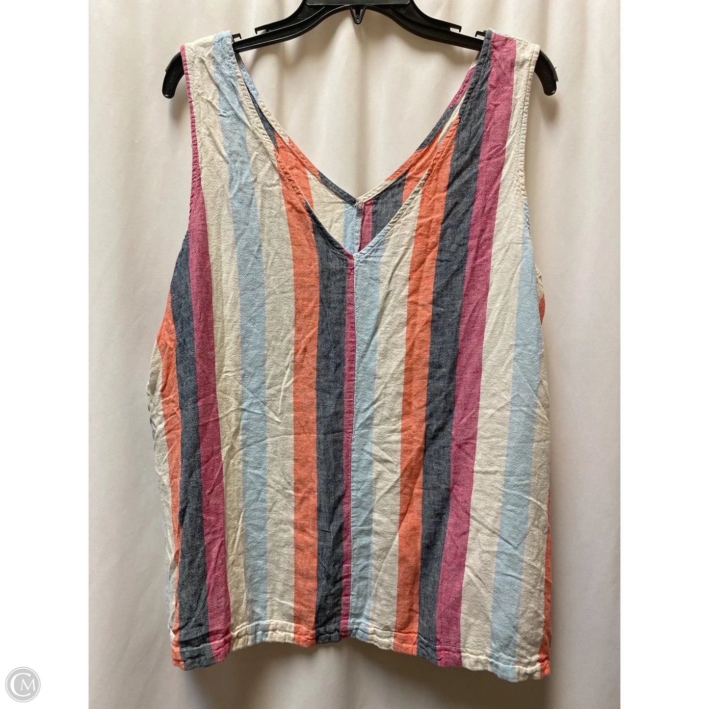 Top Sleeveless By Time And Tru In Pink, Size: Xxl