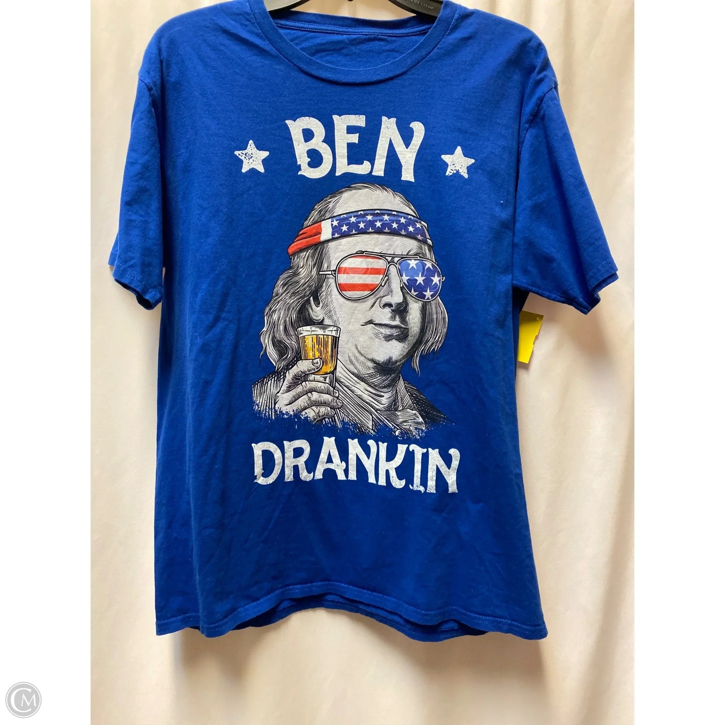 Top Short Sleeve By Clothes Mentor In Blue, Size: M