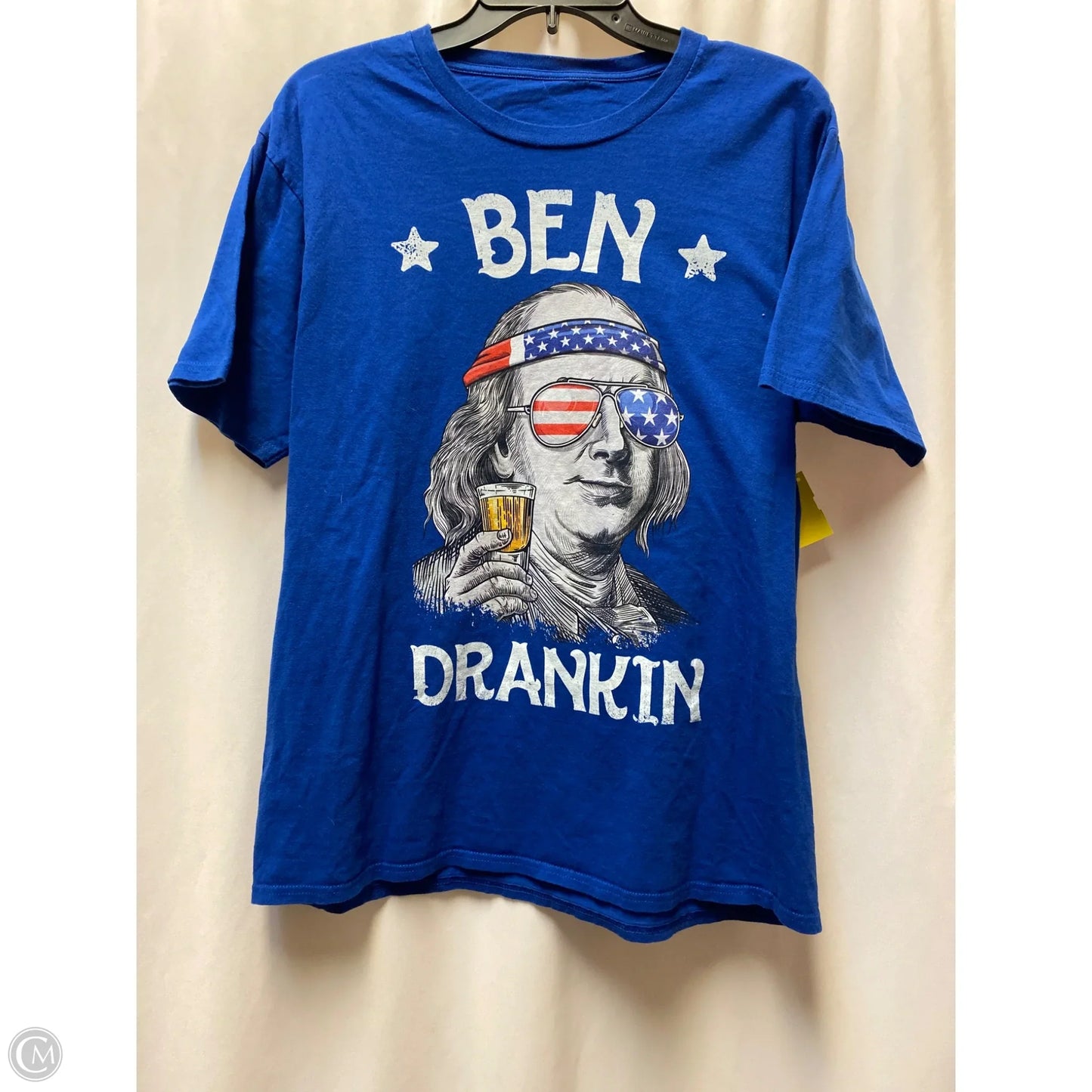 Top Short Sleeve By Clothes Mentor In Blue, Size: M