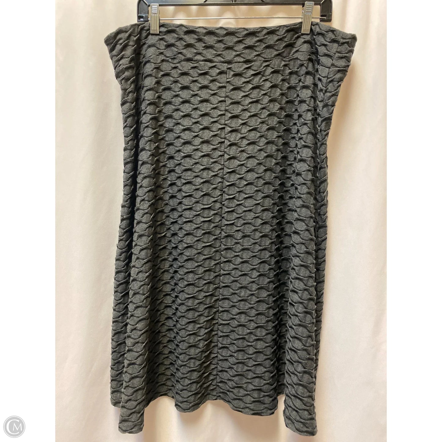 Skirt Maxi By New Directions In Grey, Size: Xl
