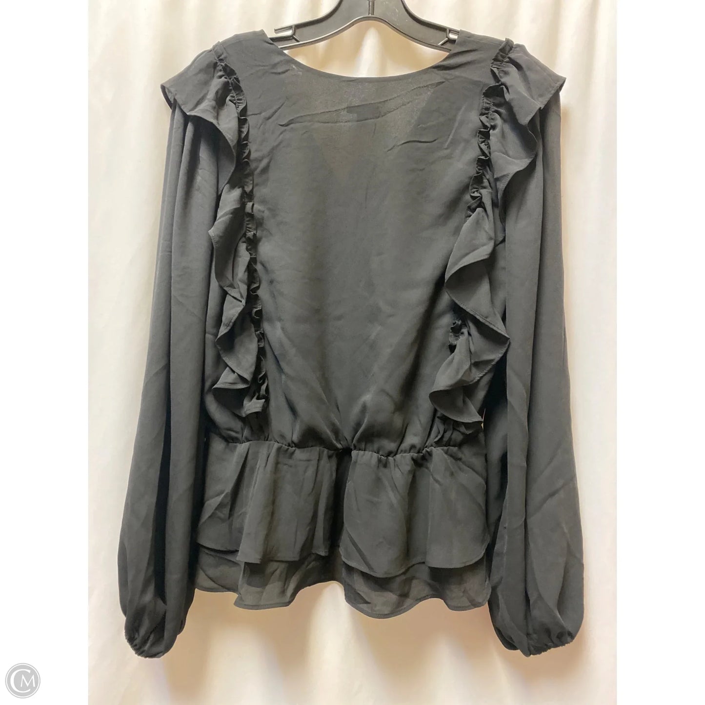 Top Long Sleeve By Express In Black, Size: L