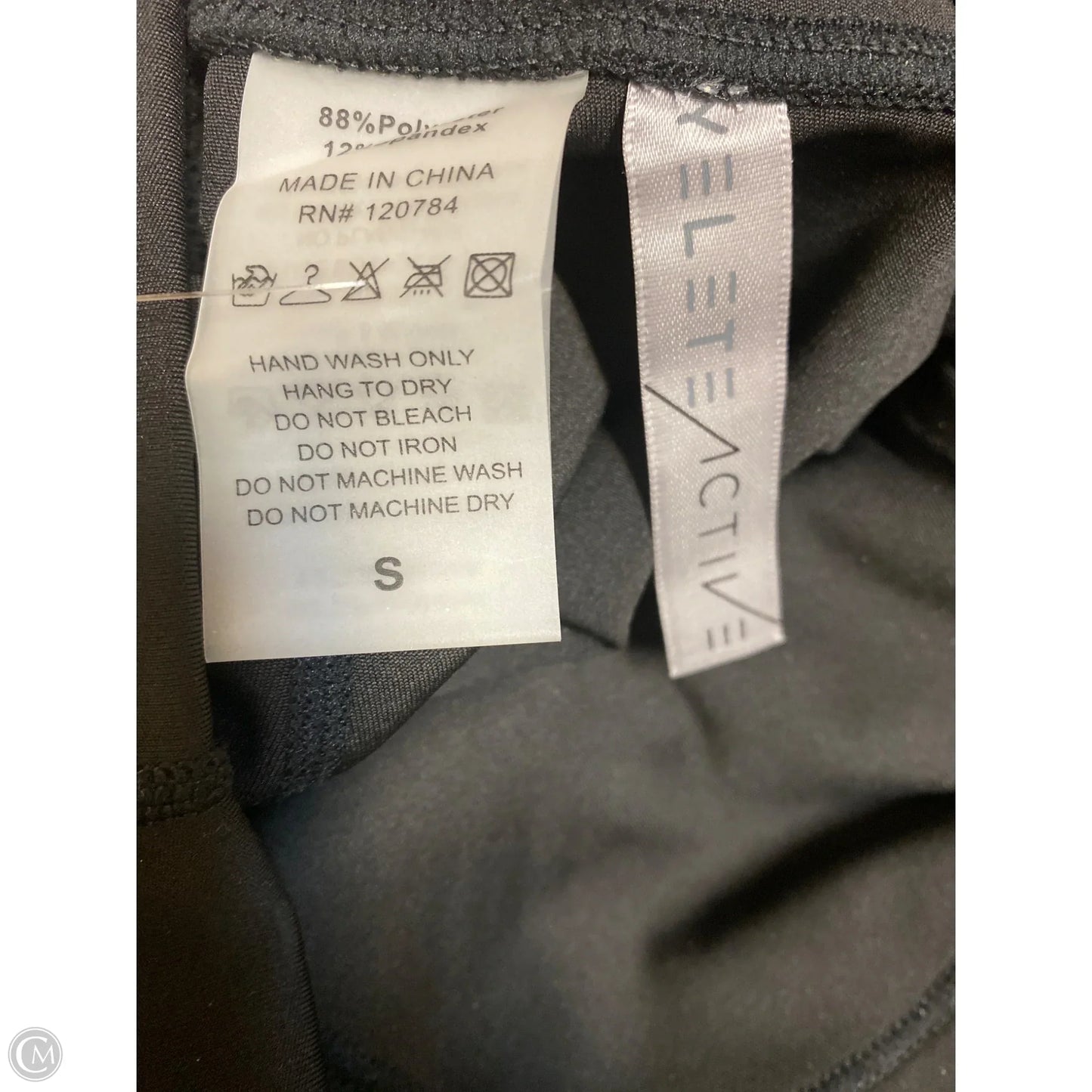 Athletic Leggings By Clothes Mentor In Black, Size: S