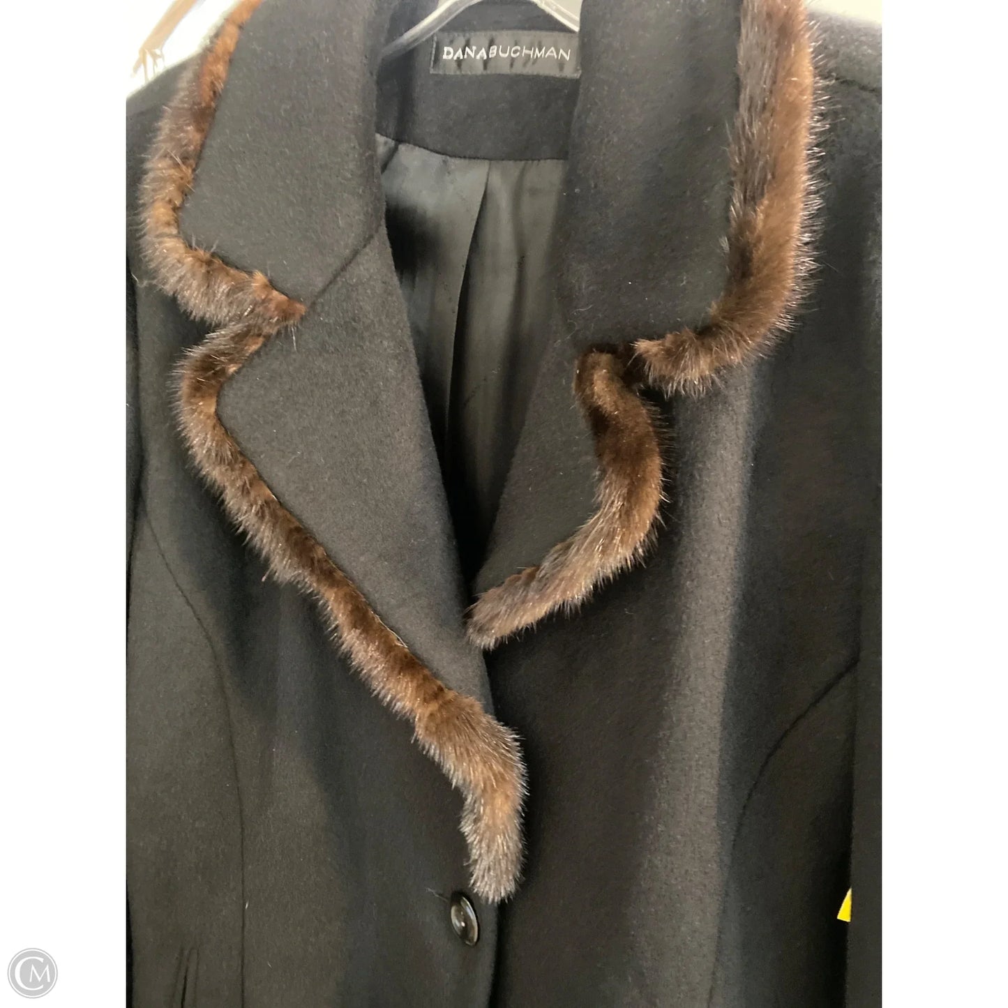 Coat Peacoat By Dana Buchman In Black, Size: L